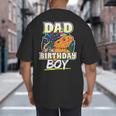 Dad Of Birthday Boy Kids Reptile Birthday Party Big And Tall Men's T-Shirt Back Print