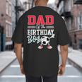 Dad Of The Birthday Boy Shirt Soccer Party Family Daddy Big And Tall Men's T-Shirt Back Print