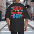 Dad Of The Birthday Boy Spider Web Party Big And Tall Men's T-Shirt Back Print