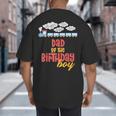 Dad Birthday Boy Train I'm 2 Two Yr Old Chugga Engine Big And Tall Men's T-Shirt Back Print Dad Birthday Boy Train I'm 2 Two Yr Old Chugga Engine Big And Tall Men's T-Shirt Back Print