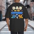 Dad Of The Birthday Boy Two The Moon Space Family Matching Big And Tall Men's T-Shirt Back Print