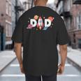 Dad Of The Birthday Boys Space Astronaut 1st Birthday Family Big And Tall Men's T-Shirt Back Print Dad Of The Birthday Boys Space Astronaut 1st Birthday Family Big And Tall Men's T-Shirt Back Print