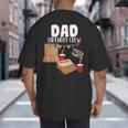Dad Birthday Crew Pizza Theme Birthday Pizza Lover Party Big And Tall Men's T-Shirt Back Print