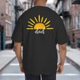 Dad Of The Birthday First Trip Around The Sun Birthday Big And Tall Men's T-Shirt Back Print