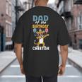 Dad Of The Birthday Girl Boy Cheetah Big And Tall Men's T-Shirt Back Print