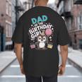 Dad Of The Birthday Girl Pesto Baby Penguin Party Big And Tall Men's T-Shirt Back Print
