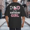 Dad Of The Birthday Girl Shirt Farm Cow Daddy Papa 1st Big And Tall Men's T-Shirt Back Print Dad Of The Birthday Girl Shirt Farm Cow Daddy Papa 1st Big And Tall Men's T-Shirt Back Print