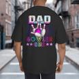 Dad Of The Bowler Girl Matching Family Bowling Birthday Big And Tall Men's T-Shirt Back Print