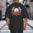 Dad Daddy Pit Crew Race Car Birthday Racing Party Big And Tall Men's T-Shirt Back Print