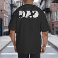 Dad Dinosaur Saurus Boys Girls Fathers Day Idea Big And Tall Men's T-Shirt Back Print