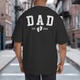 Dad Est 2026 Baby Feet First Time Daddy Big And Tall Men's T-Shirt Back Print Dad Est 2026 Baby Feet First Time Daddy Big And Tall Men's T-Shirt Back Print