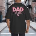 Dad Est 2026 Logo Daddy 2026 Soon To Be New Father 2026 Big And Tall Men's T-Shirt Back Print