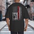 Dad Fathers Day Dog Dad Big And Tall Men's T-Shirt Back Print Dad Fathers Day Dog Dad Big And Tall Men's T-Shirt Back Print