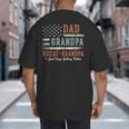 Dad Grandpa Great Grandpa I Just Keep Getting Better Big And Tall Men's T-Shirt Back Print