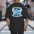 My Dad Is My Guardian Angel In Heaven Loss Father Memorial Big And Tall Men's T-Shirt Back Print