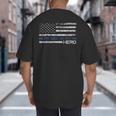 Dad Is A Hero Idea Son Daughter Of Police Big And Tall Men's T-Shirt Back Print Dad Is A Hero Idea Son Daughter Of Police Big And Tall Men's T-Shirt Back Print