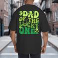 Dad Of The Lucky One Saint Patrick's Day Children Birthday Big And Tall Men's T-Shirt Back Print