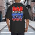 Dad And Mom Birthday Boy Spider Family Matching Big And Tall Men's T-Shirt Back Print