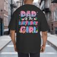 Dad And Mom Of The Birthday Girl Party Decor Family Matching Big And Tall Men's T-Shirt Back Print