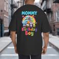 Dad And Mom Mommy Of The Birthday Boy Family Party Decor Big And Tall Men's T-Shirt Back Print