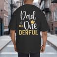 Dad Of Mr Onederful 1st Birthday First One-Derful Matching Big And Tall Men's T-Shirt Back Print