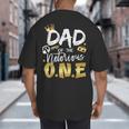 Dad Of The Notorious One Old School 1st Hip Hop Birthday Big And Tall Men's T-Shirt Back Print