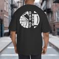 Dad Of Both Proud Football And Cheer Dad Big And Tall Men's T-Shirt Back Print