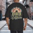Dad Of The Ringmaster Kids Circus Theme B-Day Party Big And Tall Men's T-Shirt Back Print