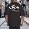 Dad Shirts From Daughter I Do What My Daughter Wants Big And Tall Men's T-Shirt Back Print