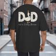 Dad Of The Silly Goose Silly Goose Birthday Matching Family Big And Tall Men's T-Shirt Back Print