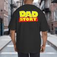 Dad Story Big And Tall Men's T-Shirt Back Print