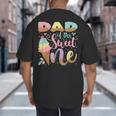Dad Of The Sweet One Ice Cream 1St Birthday Party Big And Tall Men's T-Shirt Back Print