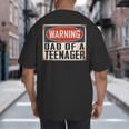 Dad Of a Teenager Official Teenager Matching Big And Tall Men's T-Shirt Back Print