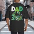 Dad Of The Three Rex Birthday Dinosaur Family Matching Big And Tall Men's T-Shirt Back Print Dad Of The Three Rex Birthday Dinosaur Family Matching Big And Tall Men's T-Shirt Back Print
