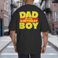 Dad Of The Toy Birthday Boy Story Theme B-Day Big And Tall Men's T-Shirt Back Print