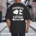 Dad Of Twins 2024 Father Twice As Cool Father's Day Twin Dad Big And Tall Men's T-Shirt Back Print