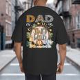 Dad Of The Two Wild Animal Safari 2Nd Birthday Party Big And Tall Men's T-Shirt Back Print