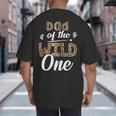 Dad Of The Wild One Zoo Themed 1st Birthday Party Big And Tall Men's T-Shirt Back Print Dad Of The Wild One Zoo Themed 1st Birthday Party Big And Tall Men's T-Shirt Back Print