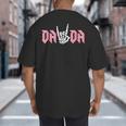 Dada Of The Bad Two The Bone Birthday 2 Years Old Birthday Big And Tall Men's T-Shirt Back Print