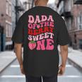 Dada Of The Berry Sweet One Strawberry First Birthday Big And Tall Men's T-Shirt Back Print Dada Of The Berry Sweet One Strawberry First Birthday Big And Tall Men's T-Shirt Back Print