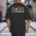 Dada Of The Birthday Boy One Lucky Duck 1st Birthday Family Big And Tall Men's T-Shirt Back Print