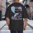 Dada Dad 1st Birthday Mermaid Oneder The Sea Family Matching Big And Tall Men's T-Shirt Back Print
