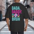 Dada Daddy Dad Bruh Baseball Drip Ice Cream Dad Bruh Big And Tall Men's T-Shirt Back Print Dada Daddy Dad Bruh Baseball Drip Ice Cream Dad Bruh Big And Tall Men's T-Shirt Back Print
