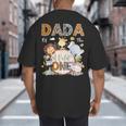 Dada Of The Wild One 1St Birthday Safari Jungle Animals Big And Tall Men's T-Shirt Back Print