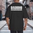 Daddio Father's Day Big And Tall Men's T-Shirt Back Print Daddio Father's Day Big And Tall Men's T-Shirt Back Print