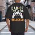 Daddy Again Leveled Up To Dad Of 2 Gamer Dad Level Unlocked Big And Tall Men's T-Shirt Back Print Daddy Again Leveled Up To Dad Of 2 Gamer Dad Level Unlocked Big And Tall Men's T-Shirt Back Print