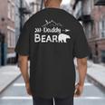 Daddy Bear Shirt Matching Family Mama Papa Bear Camping Big And Tall Men's T-Shirt Back Print