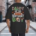 Daddy Of The Birthday Boy Game Day Football Big And Tall Men's T-Shirt Back Print