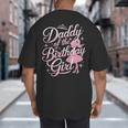Daddy Of The Birthday Girl Doll Birthday Kid Family Matching Big And Tall Men's T-Shirt Back Print