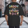 Daddy Of The Birthday Girl Ice Cream Lover Party Big And Tall Men's T-Shirt Back Print